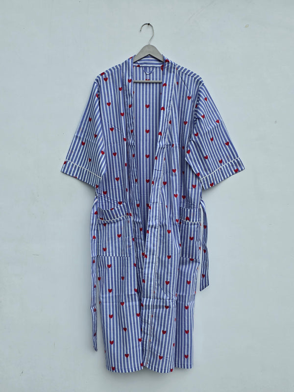 New Cotton printed handmade kimono robe