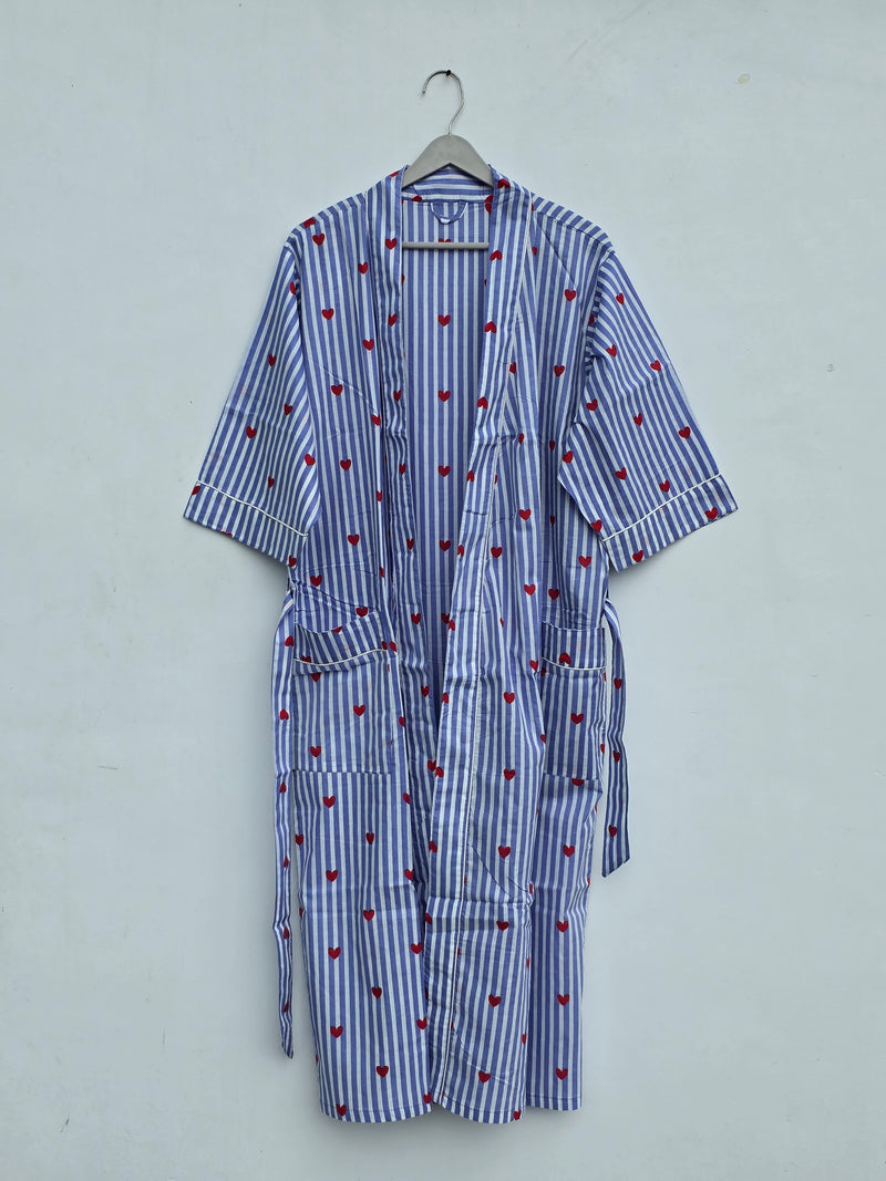 New Cotton printed handmade kimono robe