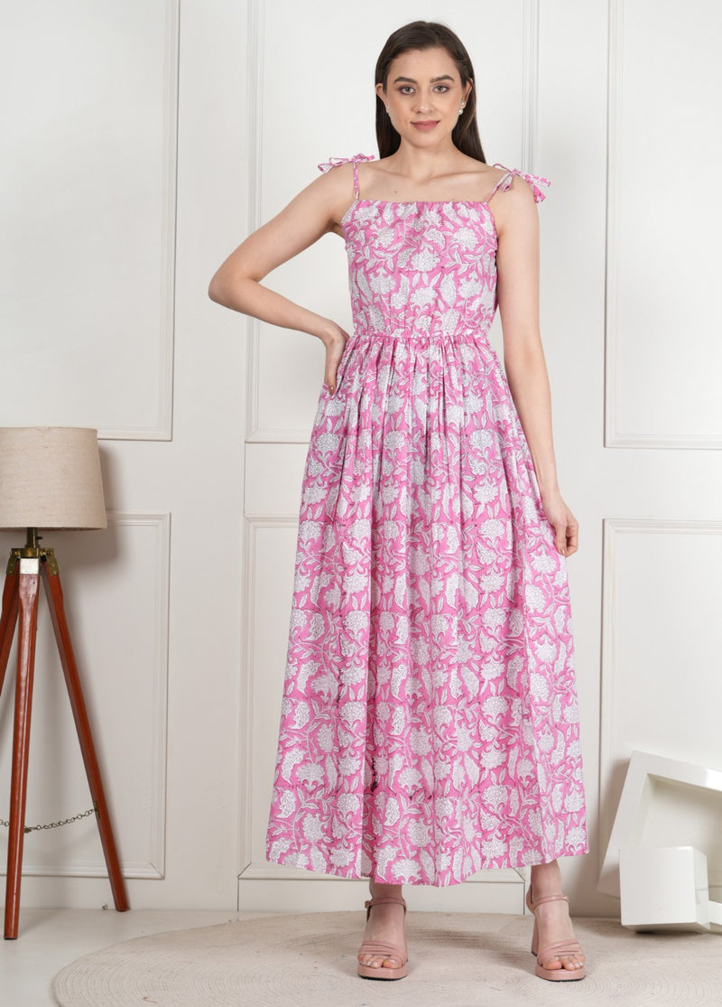 Elegant Cotton Summer Dress Breezy & Comfortable