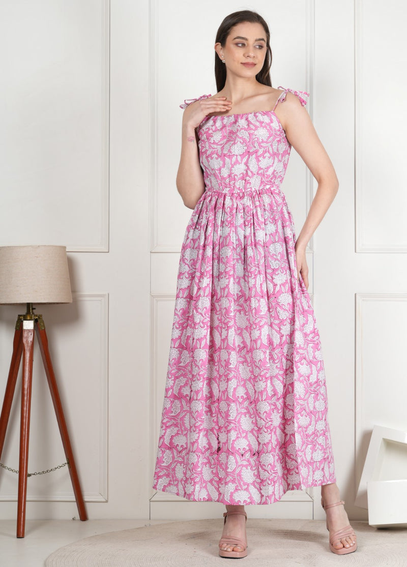 Elegant Cotton Summer Dress Breezy & Comfortable