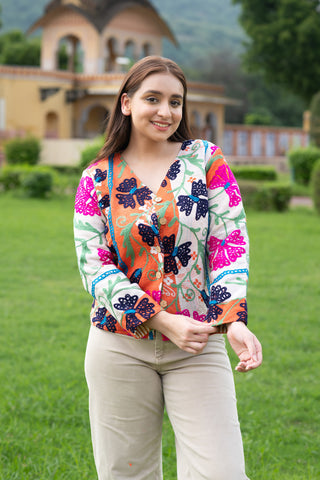 Vintage Suzani Embroidered Jacket