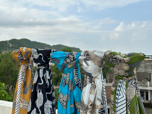 Handcrafted Cotton Pareo Scarves
