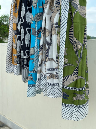 Handcrafted Cotton Pareo Scarves