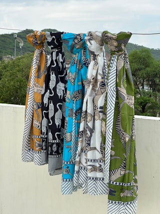 Handcrafted Cotton Pareo Scarves