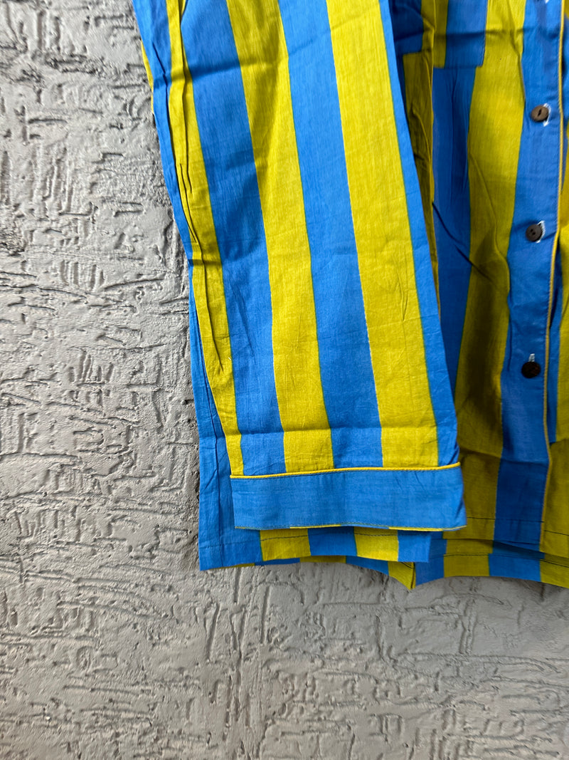 Cotton Pajama Set Jaipur Hand Printed | Indian Block Print Nightwear