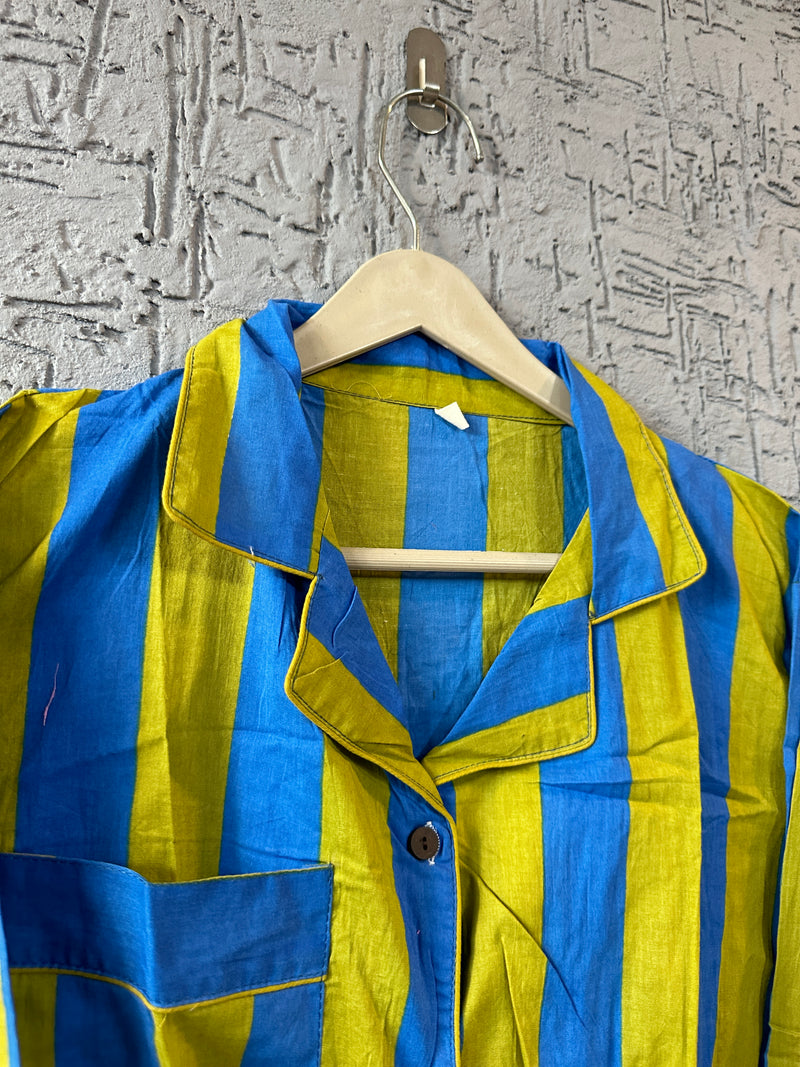 Cotton Pajama Set Jaipur Hand Printed | Indian Block Print Nightwear