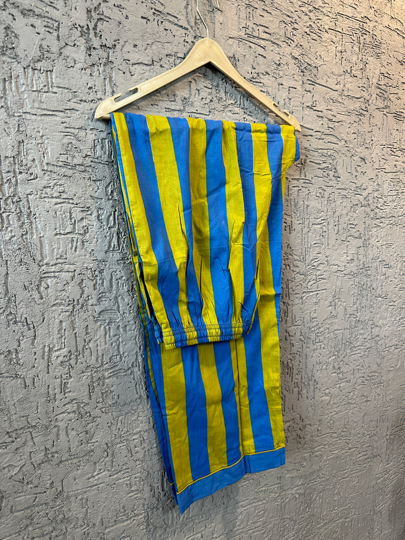 Cotton Pajama Set Jaipur Hand Printed | Indian Block Print Nightwear