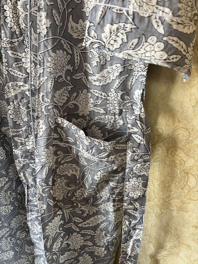 Floral Cotton Kimono robe
