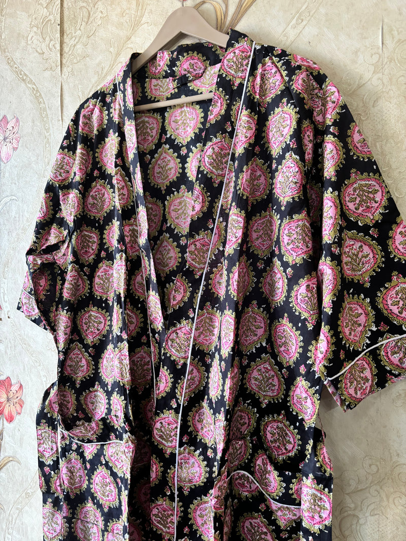 Comfortable Cotton Bath Kimono