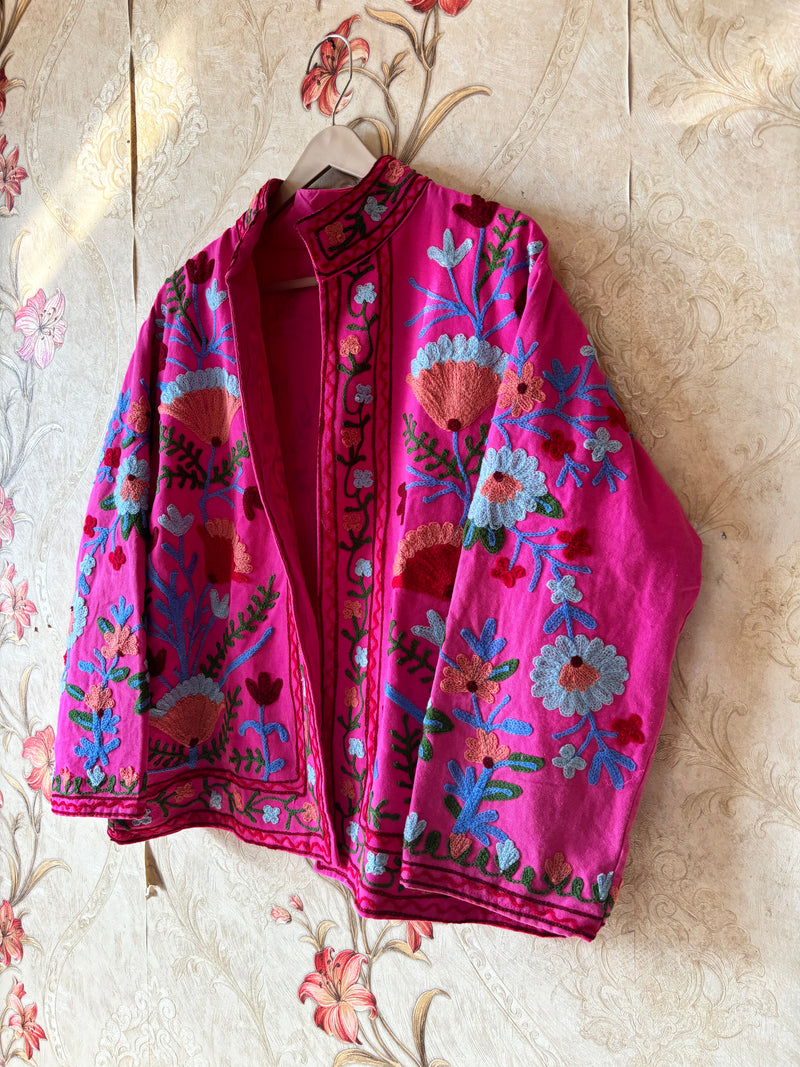 Embroidered Cotton Jacket – Stylish, Lightweight & Comfortable