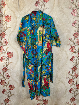 Frida Kahlo Cotton Kimono Robe