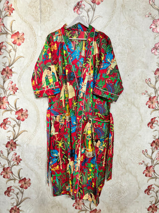 Frida Kahlo Cotton Kimono Robe