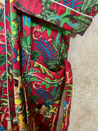 Frida Kahlo Cotton Kimono Robe