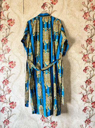 Handmade Tiger Cotton Robe