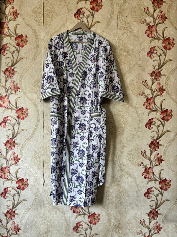 Fruit print robe