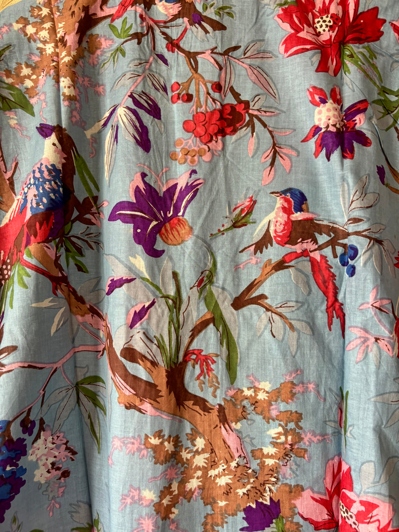 Handmade Bird Striped Robe