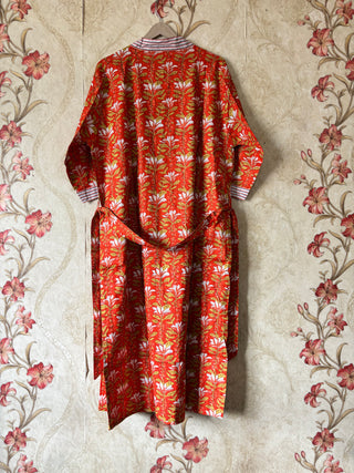 Cotton Floral Kimono Robe