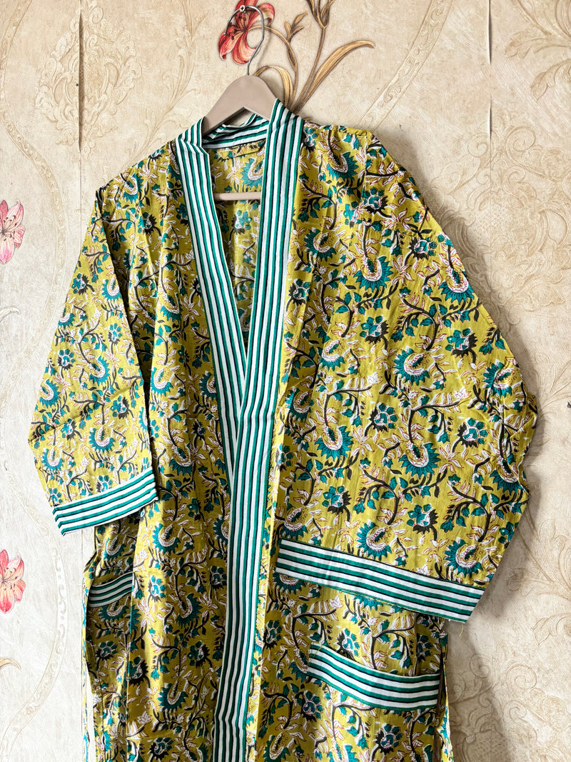 Handmade Cotton Kimono Robe