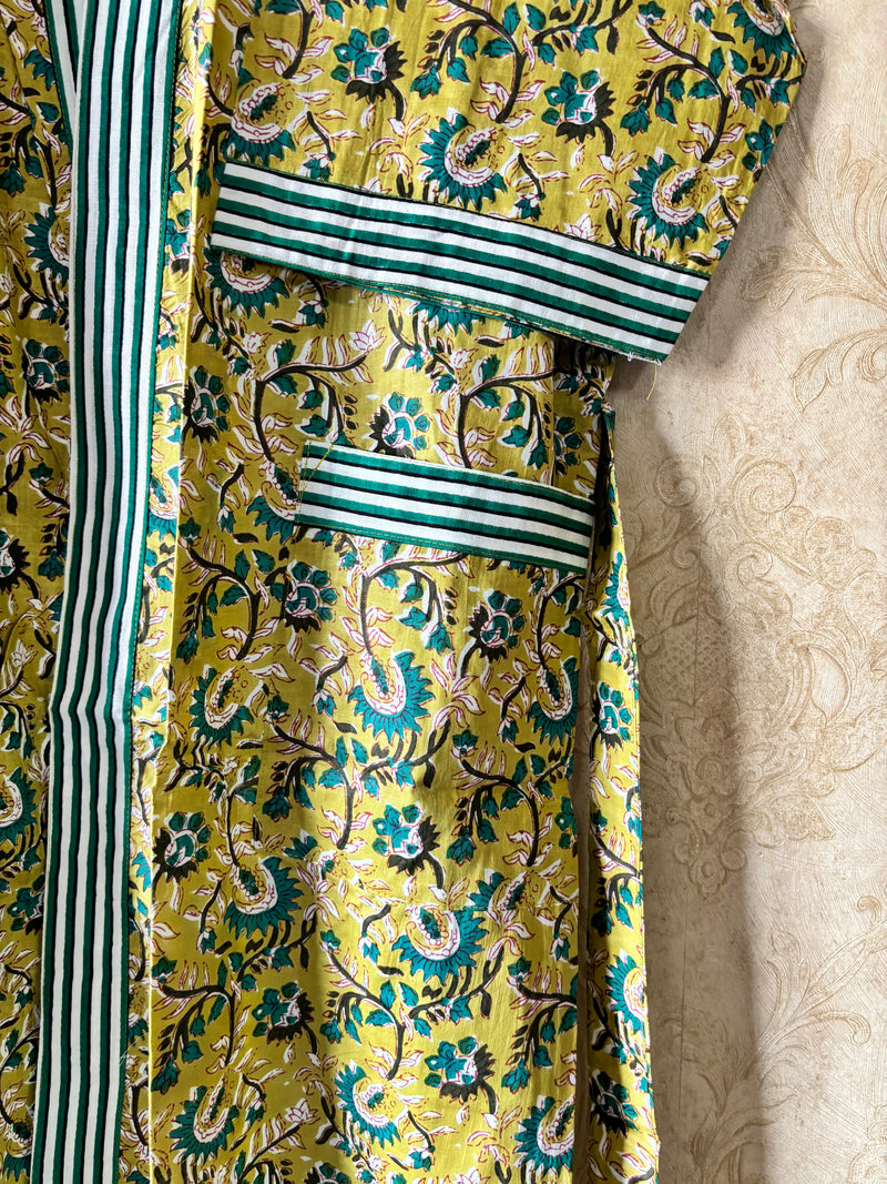 Handmade Cotton Kimono Robe