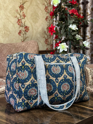 Handmade Quilted Duffel Bag