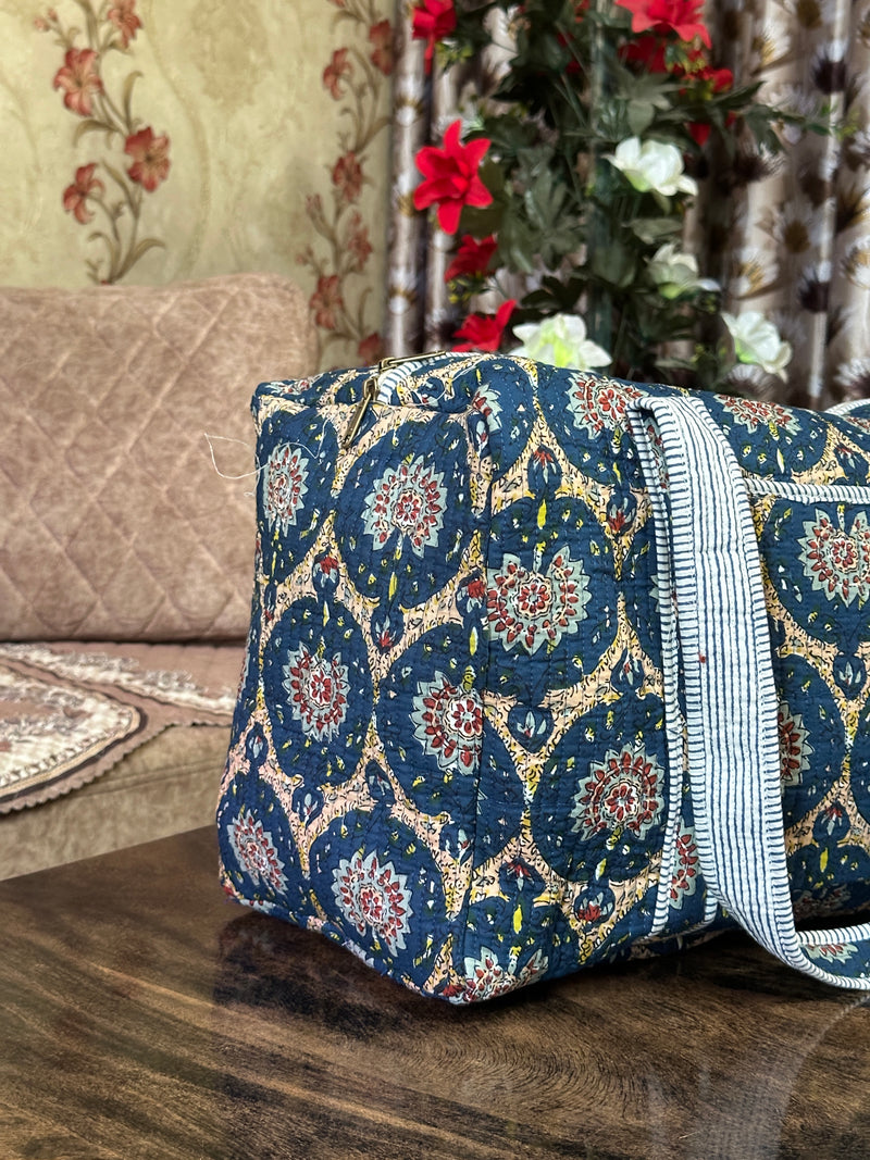 Handmade Quilted Duffel Bag