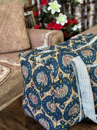 Handmade Quilted Duffel Bag