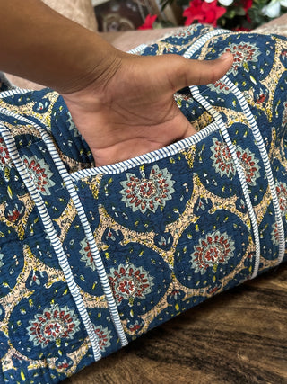 Handmade Quilted Duffel Bag