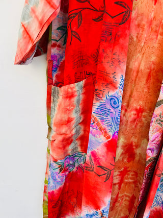 Silk Kimono Robe for Woman