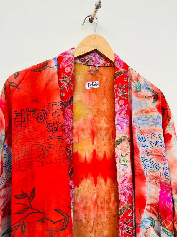 Silk Kimono Robe for Woman