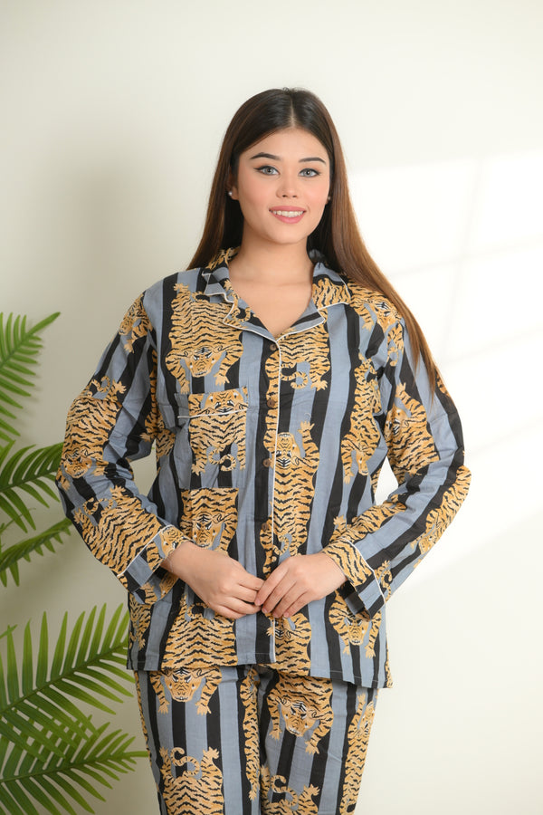 Tiger Pajama Set