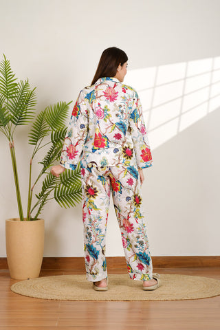 Floral Pajama set for bridesmaids