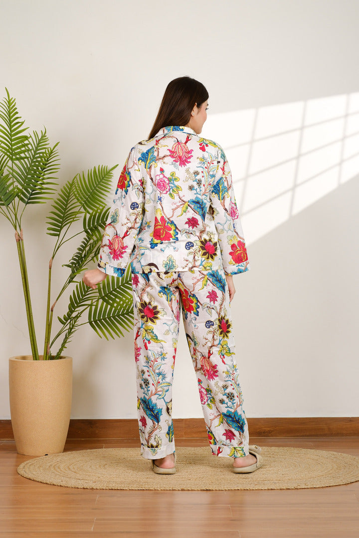 Floral Pajama set for bridesmaids
