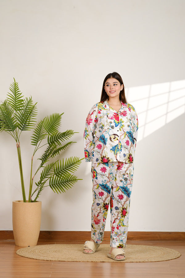 Floral Pajama set for bridesmaids