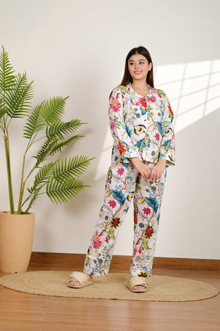 Floral Pajama set for bridesmaids