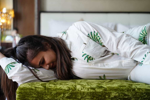 Luxurious Handcrafted palm print Pajama set