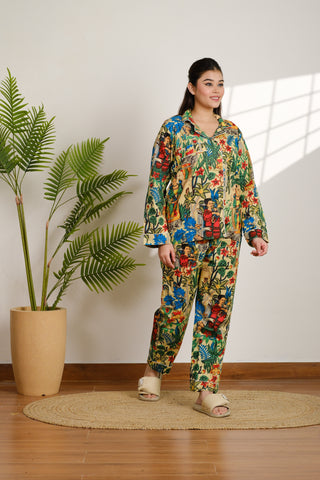 Frida Khalo Cotton Pajama Set