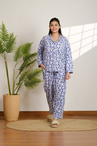 Floral Cotton Pajama Set