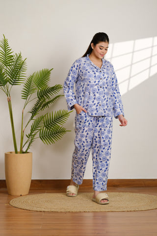 Floral Cotton Pajama Set