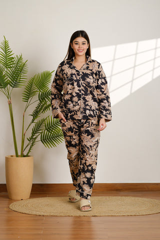 Floral Cotton Pajama Set