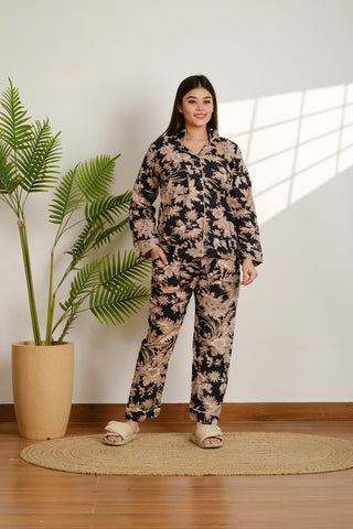 Floral Cotton Pajama Set