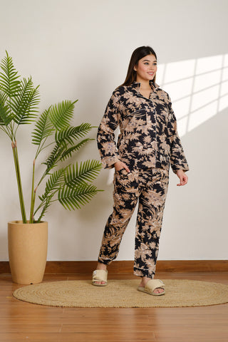 Floral Cotton Pajama Set