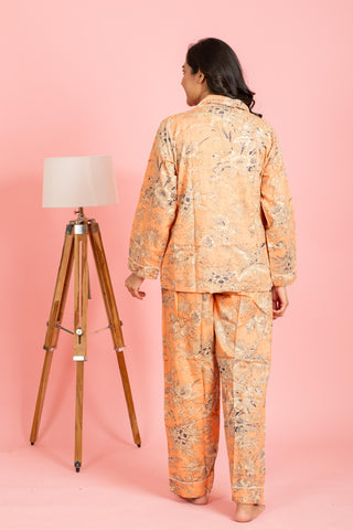 Floral PJ's - Peach